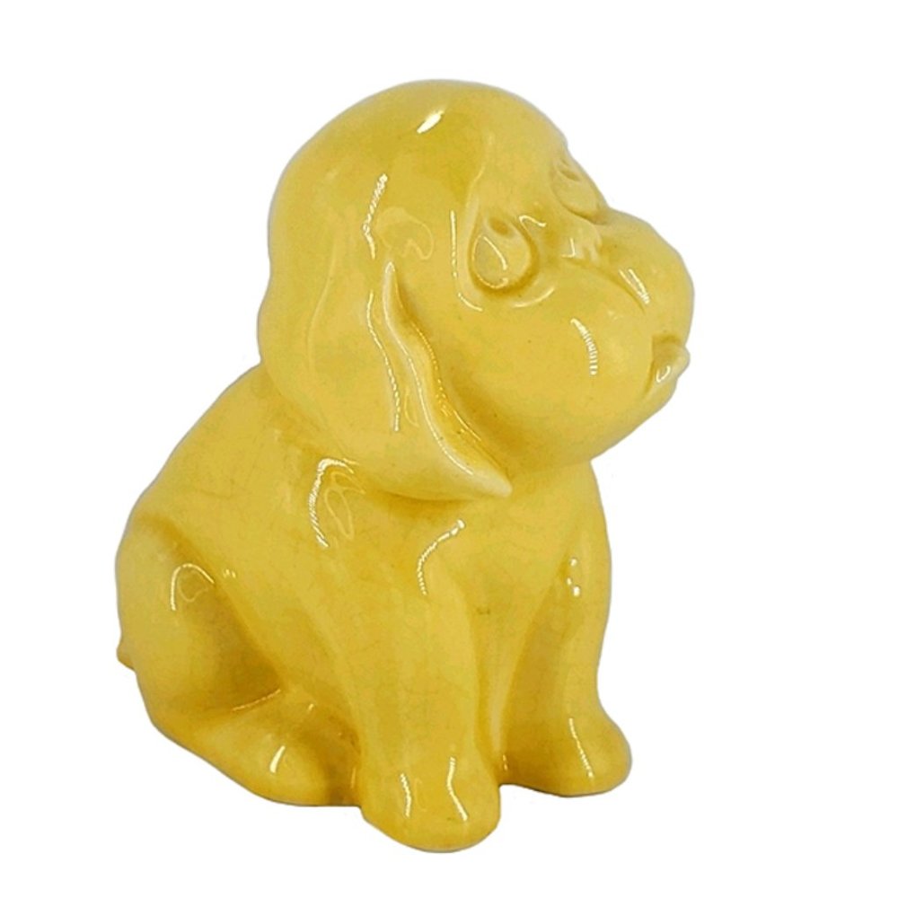 Vintage Puppy Dog Ceramic Planter MCM Japan AS IS